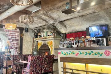 Ресторан Корчма Сало. Кухня с работающей печью, фото 2