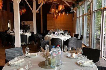Ресторан Санпарк Гриль Бар / Sunpark Grill Bar. Летний зал, фото 4