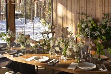 Загородный клуб Ви Лодж / We Lodge. ВИП-зал ресторана Хвой, фото 5