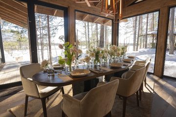 Загородный клуб Ви Лодж / We Lodge. ВИП-зал ресторана Хвой, фото 2