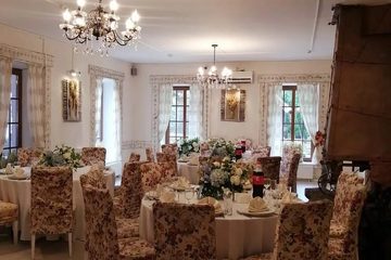 Загородный комплекс Старая Мельница. Каминный зал ресторана Черемша, фото 7