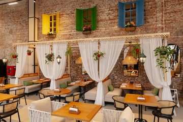 Ресторан Руссо Итальяно / Russo Italiano. Двухуровневый зал, фото 6