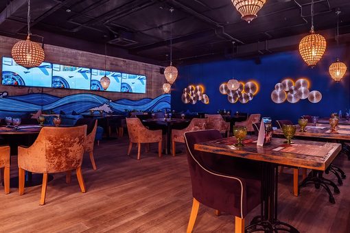 Ресторан Дель Мар / Del Mar на Туристской улице. Основной зал, фото 6