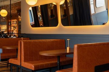 Ресторан Смоки Бонс / Smokey Bones. Основной зал, фото 5