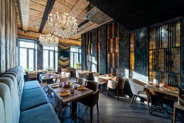 Ресторан Брассерия Крик / Brasserie Kriek на Невском. Пространство ресторана, фото 1